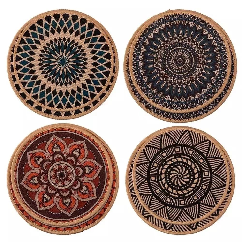 Kit 2 Descansos De Panelas Base Antiderrapante Bancada De Mesa Cozinha Protetor-CLINK