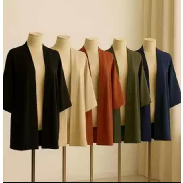 Kimono Cardigan Feminino DUNA Manga 3/4 Soltinho Blogueirinha - Meia Estação e Verão