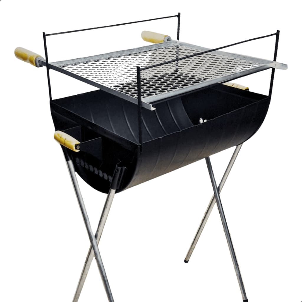 QUEIMA DE ESTOQUE! Churrasqueira a Carvão 96cm Com Grelha Inclusa em Aço Reforçado Espetinho Grande