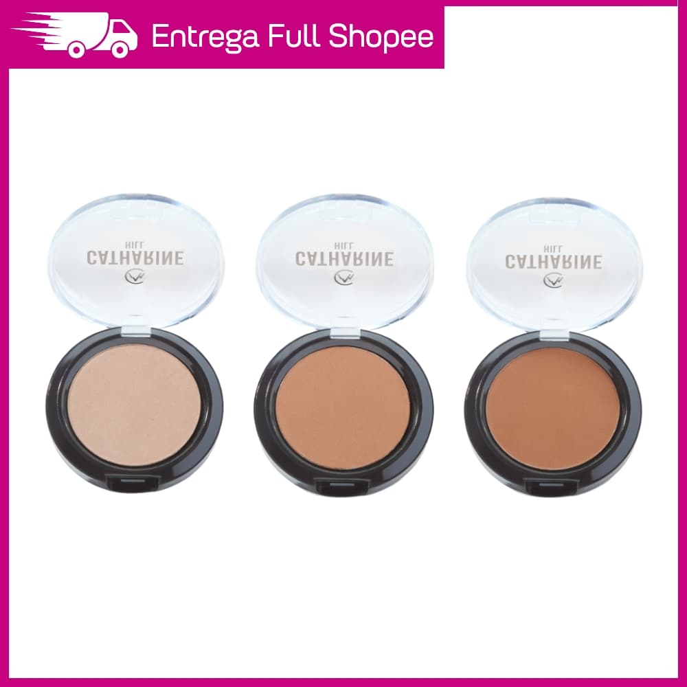 Contorno Facial Em Pó Catharine Hill Bronzer Natural Acabamento Aveludado Não Craquela 6g