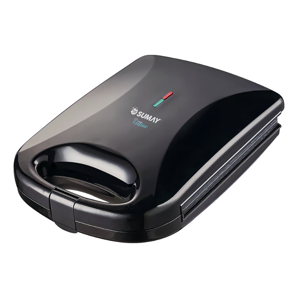 Super Grill Elétrico Gigante 4 Sanduíches 1200w Antiaderente Sumay Cusine