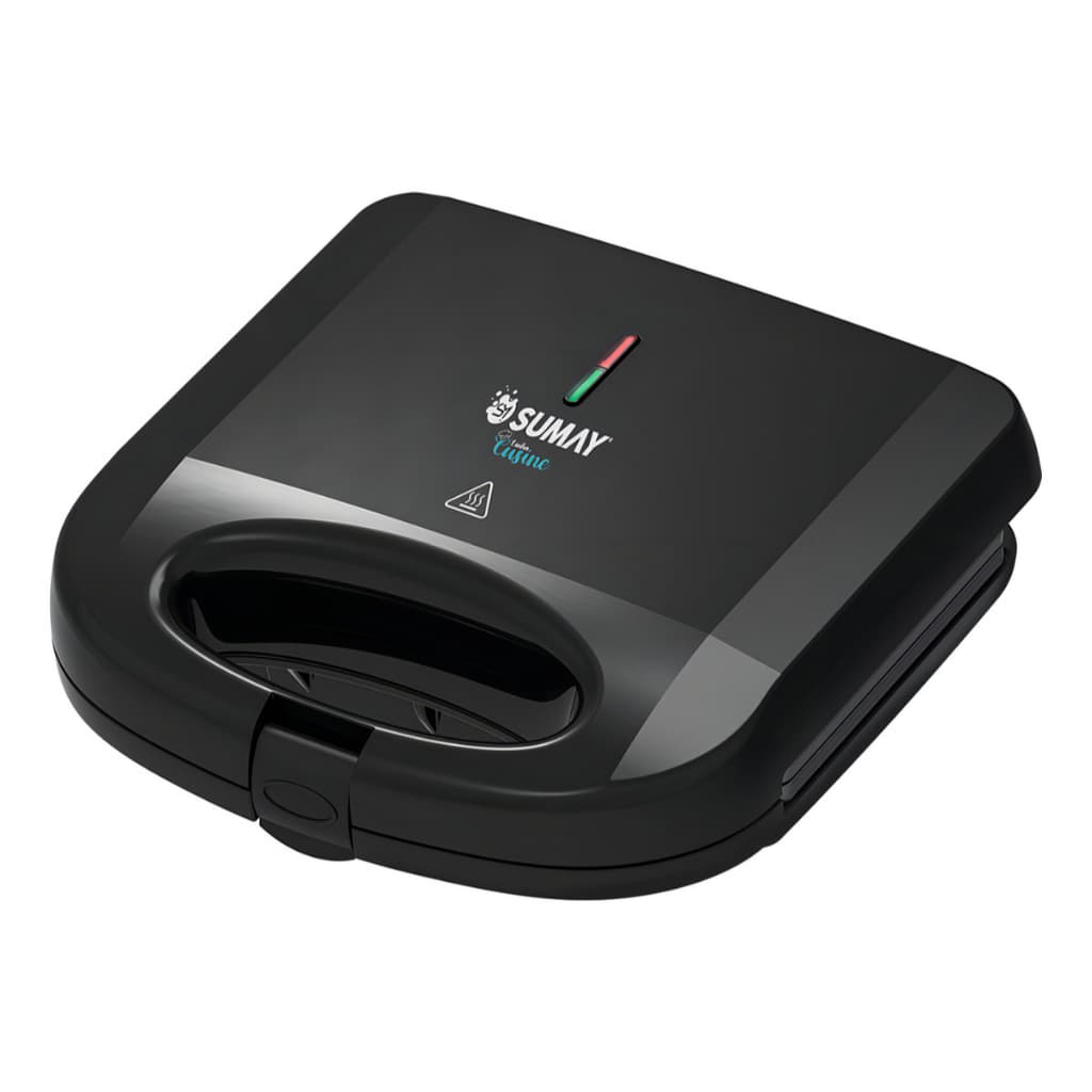 Sanduicheira Grill 2 em 1 Antiaderente Sumay Preto
