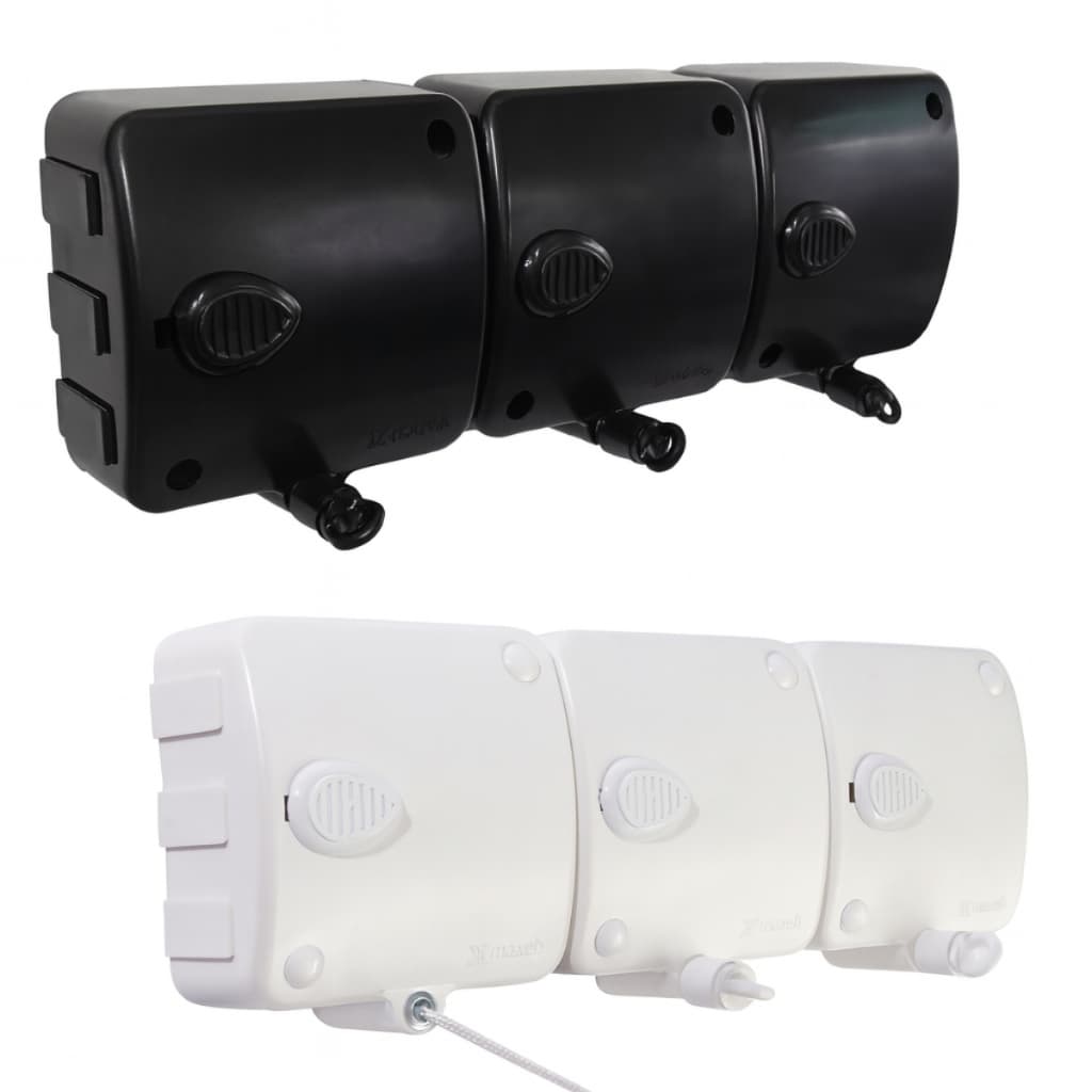 Varal Automático Reforçado 18kg De Roupa Retrátil 6m Corda Modular Stendmax Recolhe