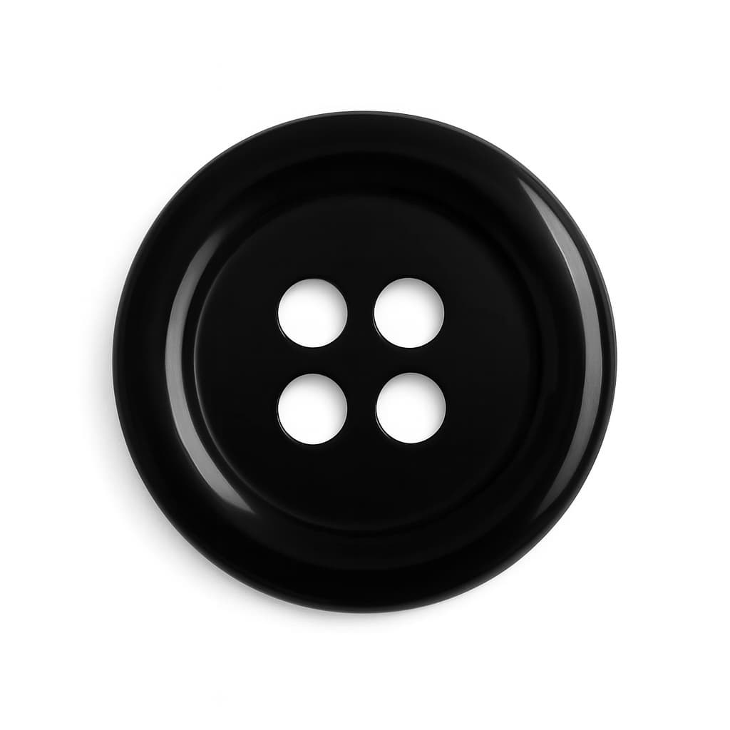 Botões Pretos C/20 und Para Costuras, Roupas e Artesanatos
