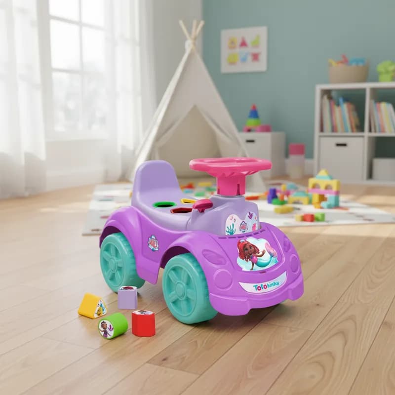 Totokinha Infantil Andador Didático Ariel Spidey Disney