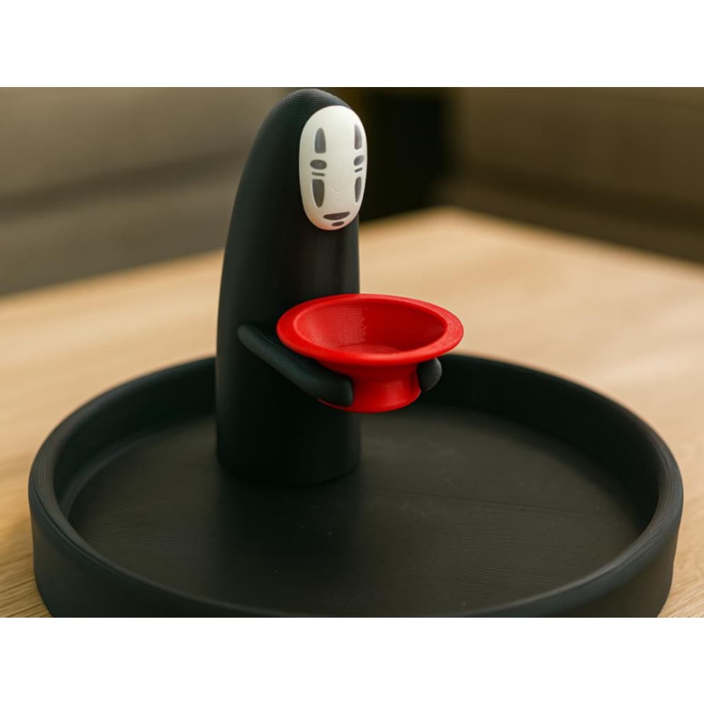 Porta-objetos Sem-Face Kaonashi – A Viagem de Chihiro Studio Ghibli, Decoração Criativa Colecionável