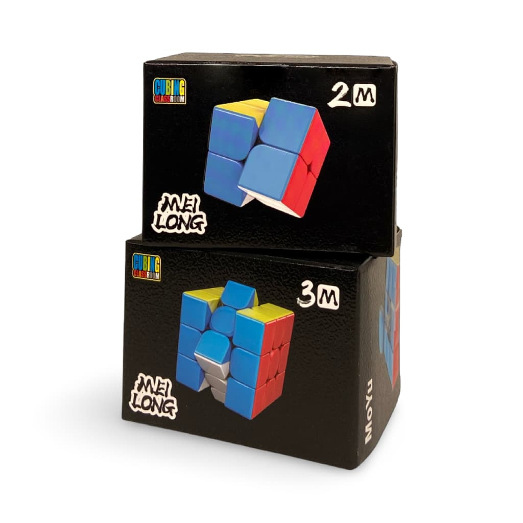 Cubo Mágico Moyu Meilong 2x2, 3x3 Magnético 2M + 3M Speedcube Profissional