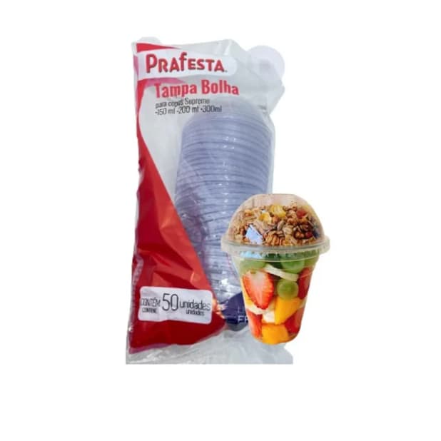 50un Tampa Bolha Sem Furo Supremo Para Copos