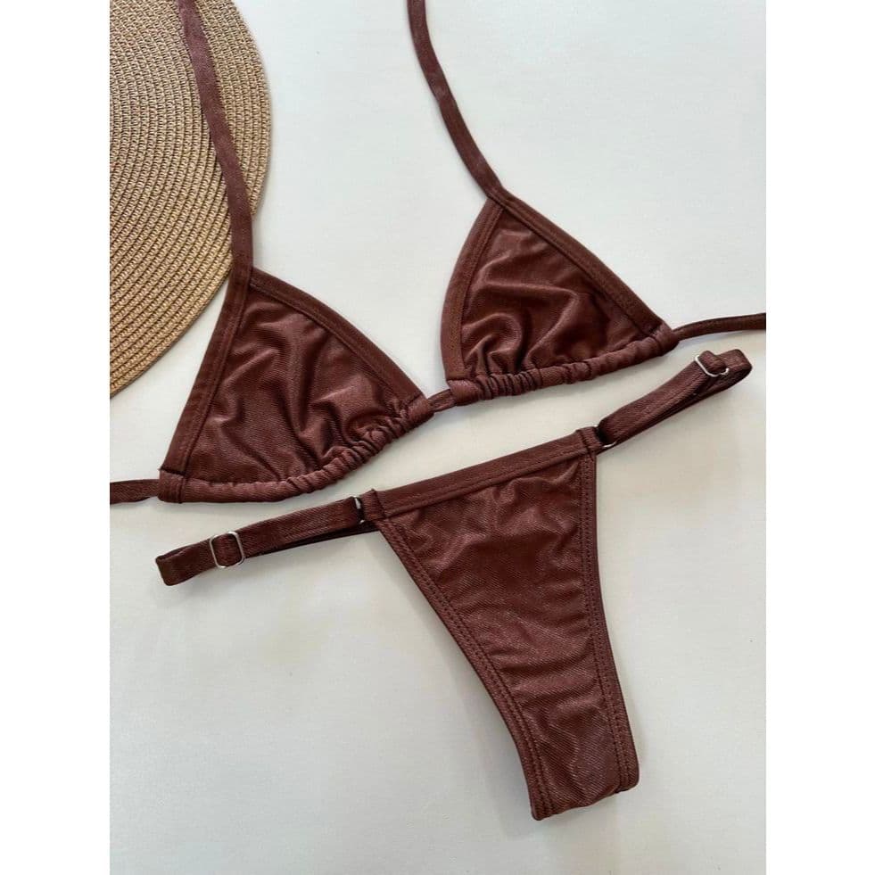 Biquini de fita para bronze marquinha com regulagem e forro Envio Rápido