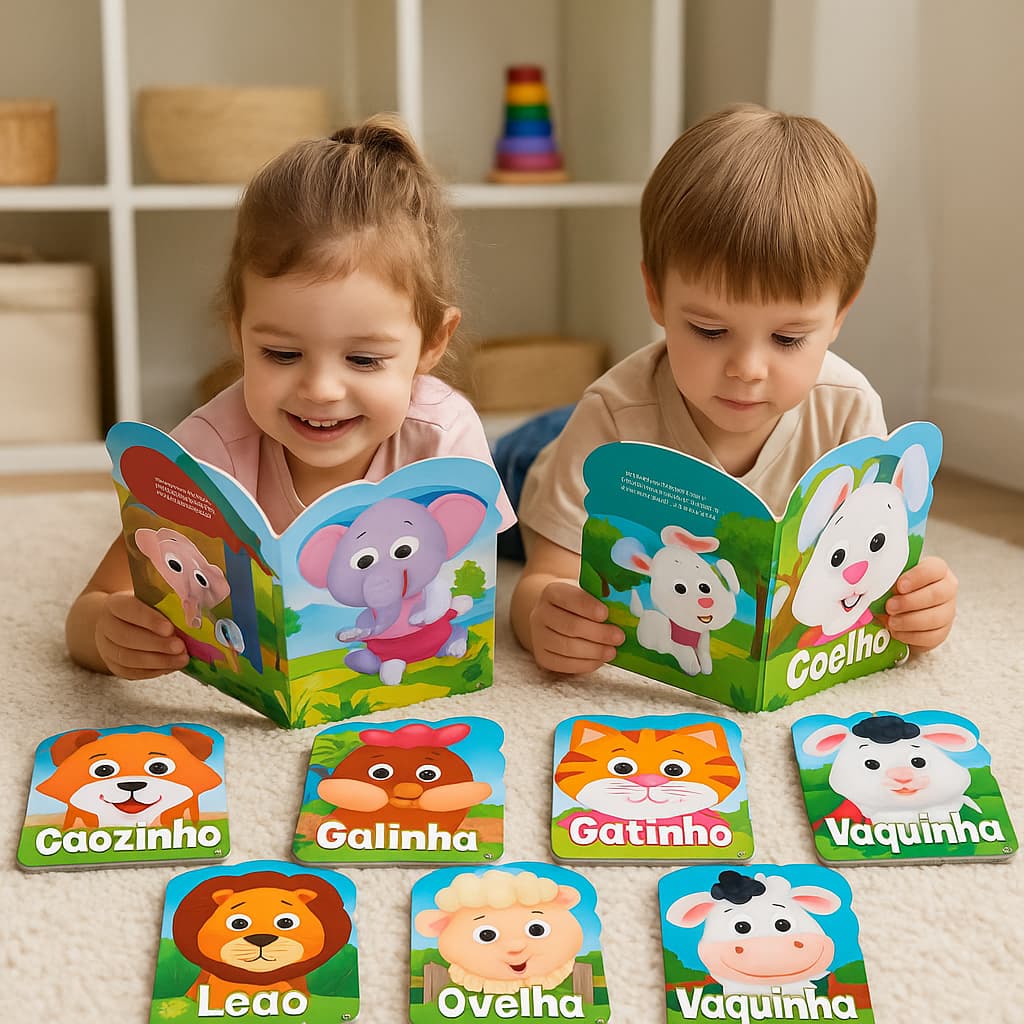 Kit com 8 Livros Infantil de Histórias para Ler para Crianças e Bebês