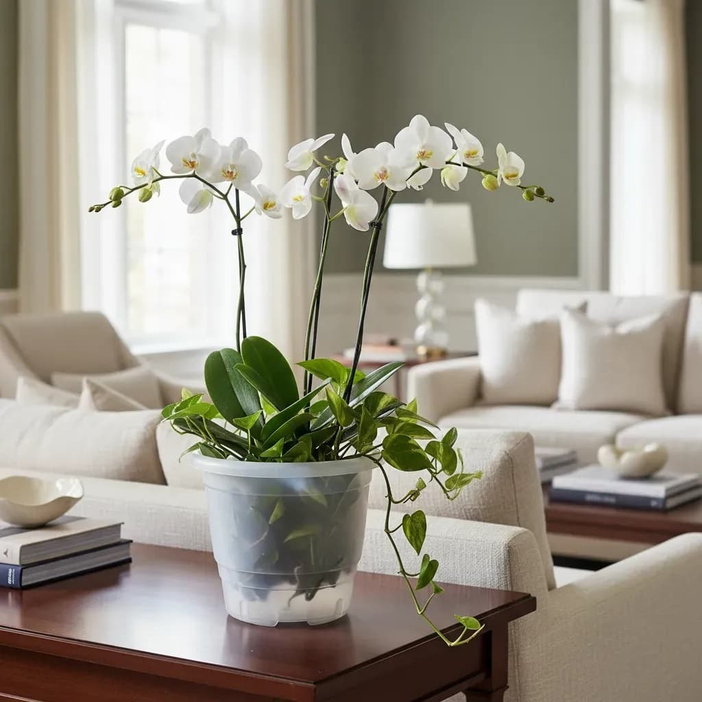 5 Vasos Para Orquídeas Plantas De 2,3 Litros Pote 17 Transparente