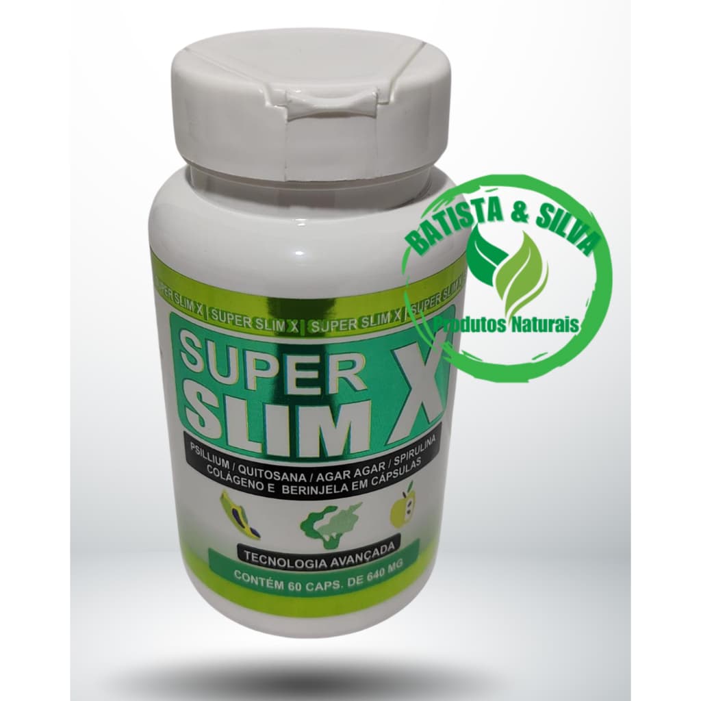 Suplemento Alimentar - SUPER SLIM X 640 mg 60 cápsulas