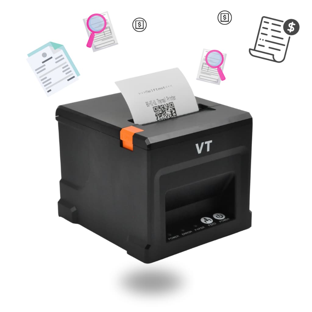 Impressora Térmica 80mm Ifood Delivery Restaurante Mercado Comércio Recibo Fiscal Portátil Diver USB