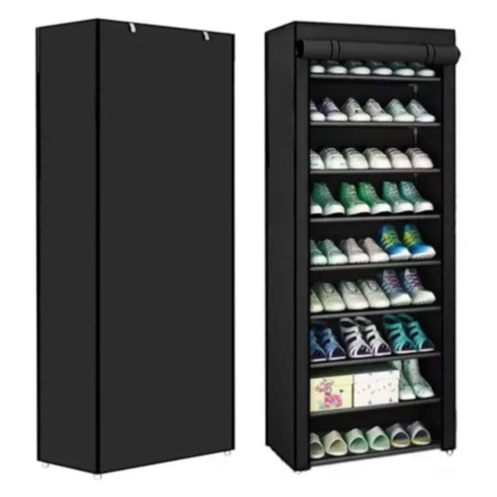 Sapateira para calçados 9 andar para 27 pares de sapatos organizador desmontável.XHL_ELETRONICOS