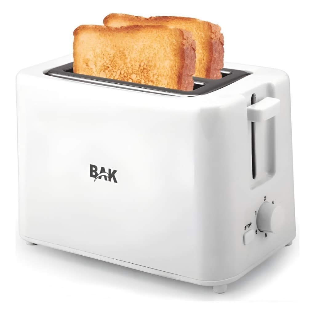 Torradeira Elétrica Branca 650W 110V | 220V – Compacta e Rápida