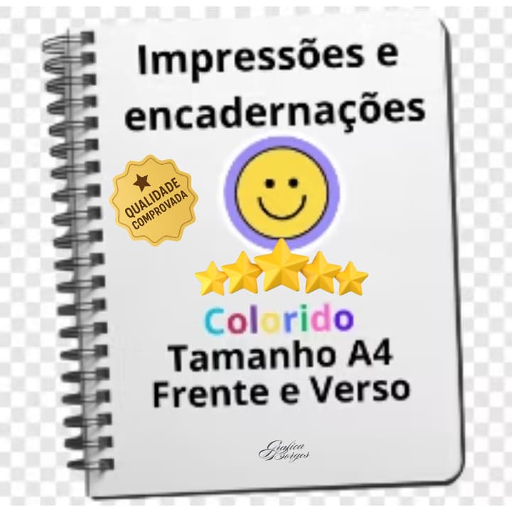Impressão e Encadernação A4 de 50 a 500 páginas Colorido ENVIO DIÁRIO