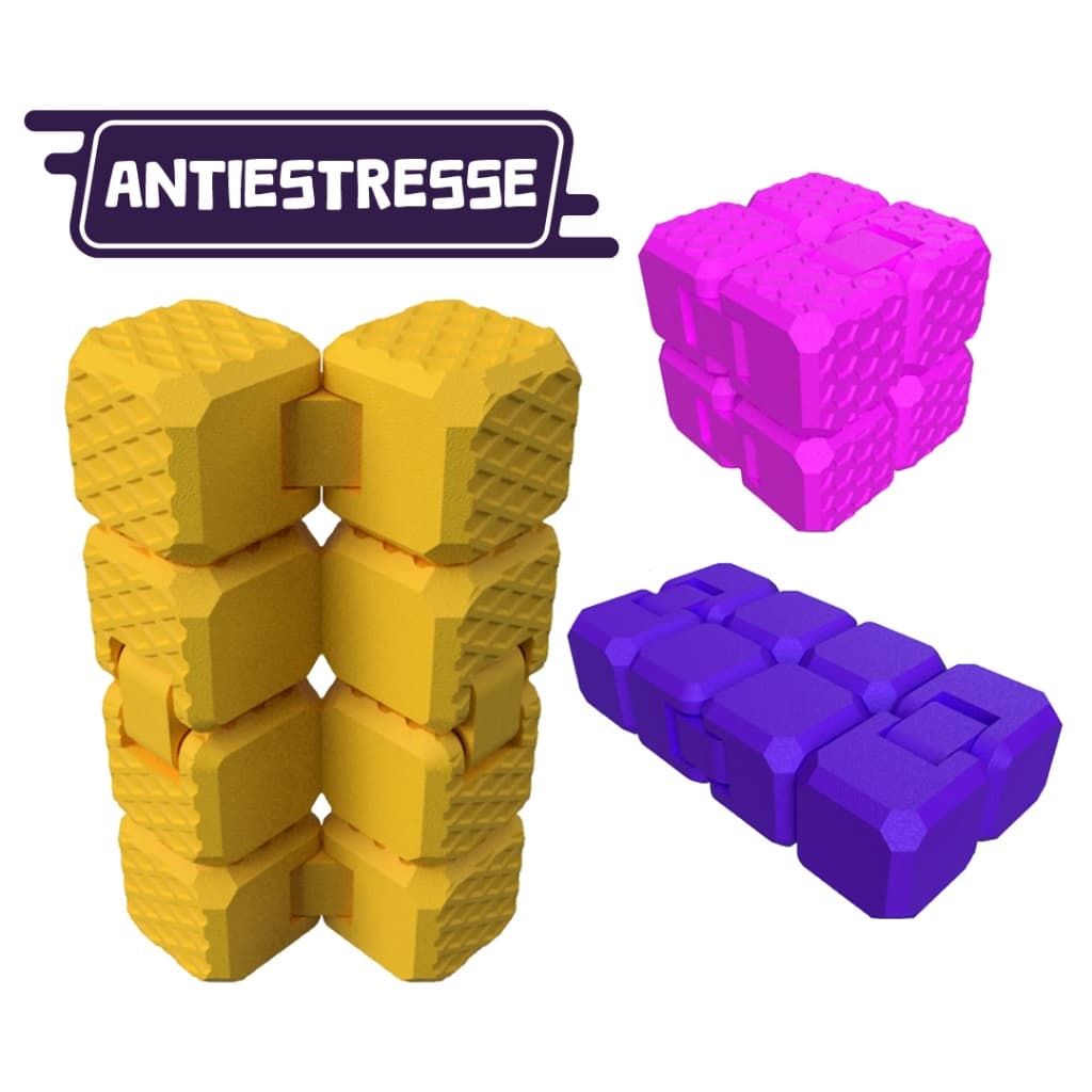 Cubo Mágico Infinito Infinity Cube Anti Estresse Fidget Cube