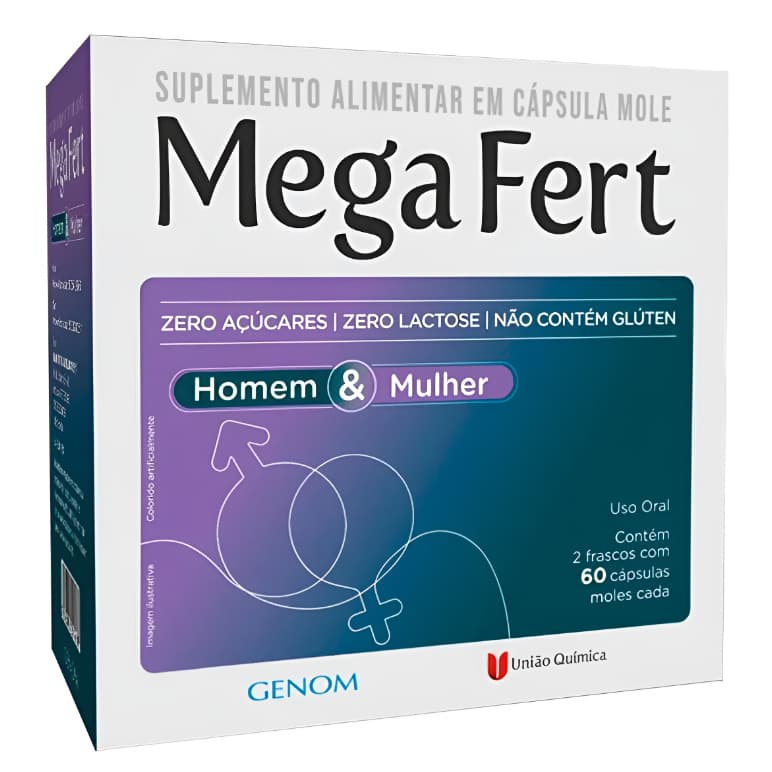 MEGA FERT KIT HOMEM E MULHER C/120 CÁPSULAS + ***GRÁTIS + 30 caps***