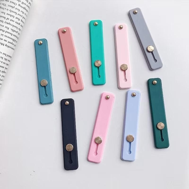 Suporte Do Telefone Celular Móvel De Volta Adesivos Suporte Multifuncional Silicone Push Pull