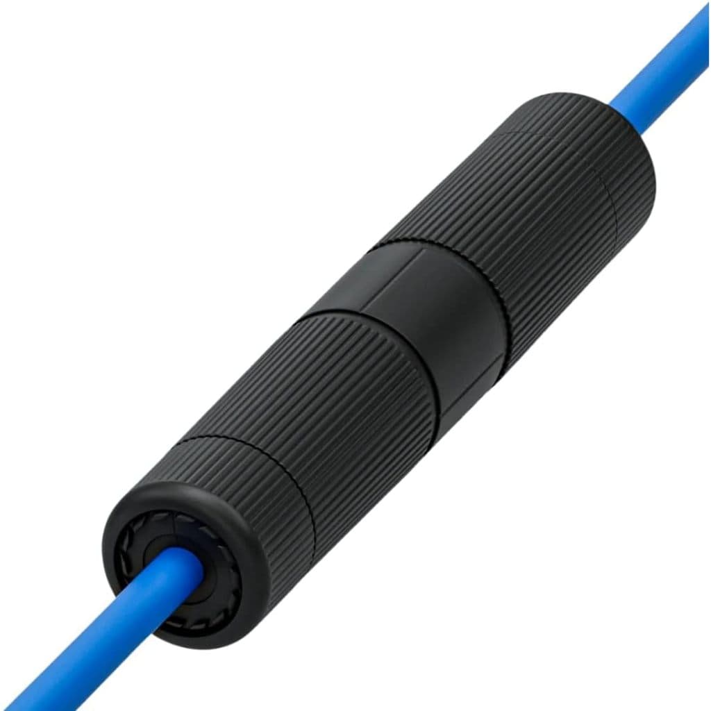 Emenda RJ45 Fêmea para Cabo de Internet UTP, Conector à Prova D'água IP67, Preto