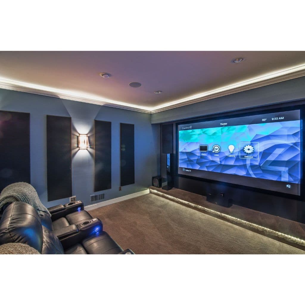 *** PROMOÇÃO  *** TELA PROJEÇÃO BRANCO FOSCO 100 POLEGADAS *** Acompanha adesivo pra fixar na Parede