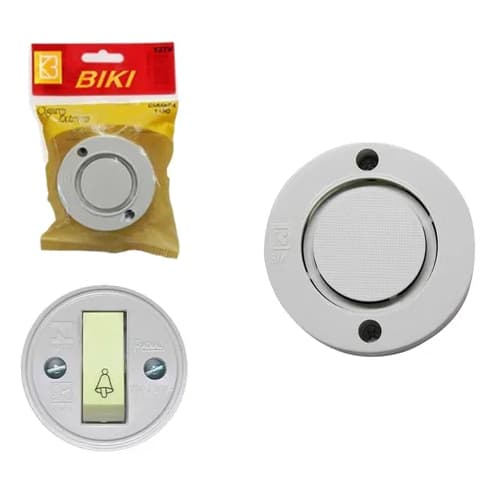 Kit Campainha Cigarra Externa + Int. Pulsador Externo