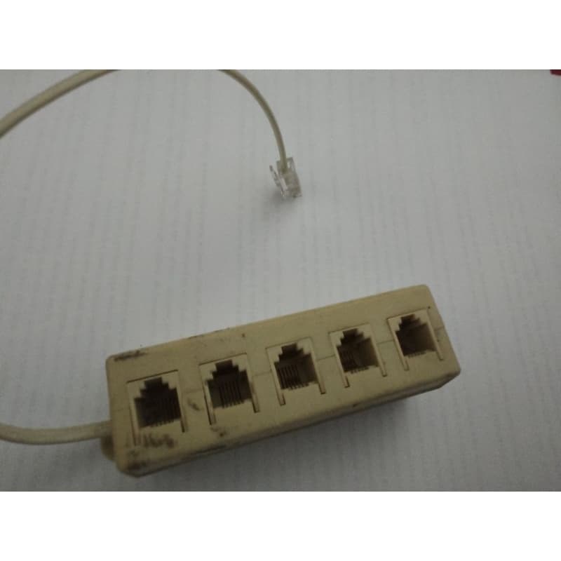 Adaptador Switch Telefone 5 Portas Rj11