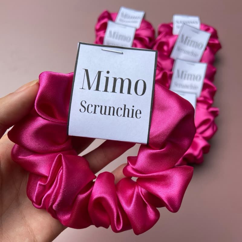 Kit 15 Xuxinhas de Cetim /Scrunchies/Rabicó Rosa Pink, Rosa Bebê, Tons Rosas, Anti-Frizz, Não Marca o Cabelo Tons Rosa