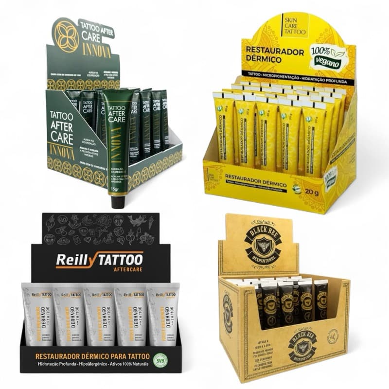 Pomada cicatrizante tatuagem 15g 20g 30g Reilly tattoo Skincare Innova Black Bee hidratante