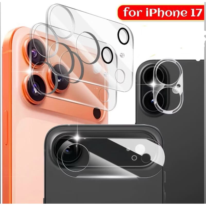 kit 1/2/3/4 Pelicula de Câmera Vidro Para IPhone 17 17AIr 17PRO 17PRO MAX