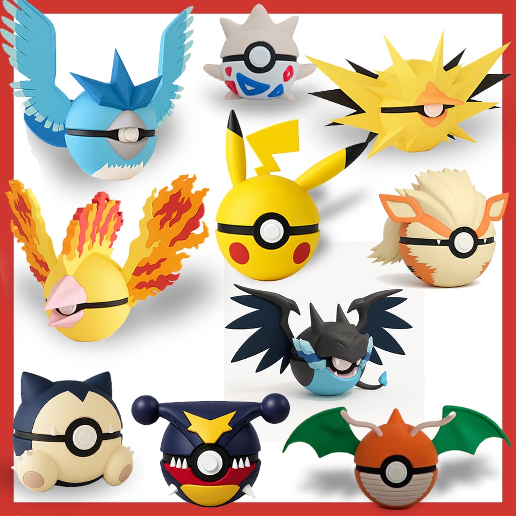 POKÉBOLAS 3D PERSONALIZADAS – Inspiradas nos Seus Pokémon Favoritos!