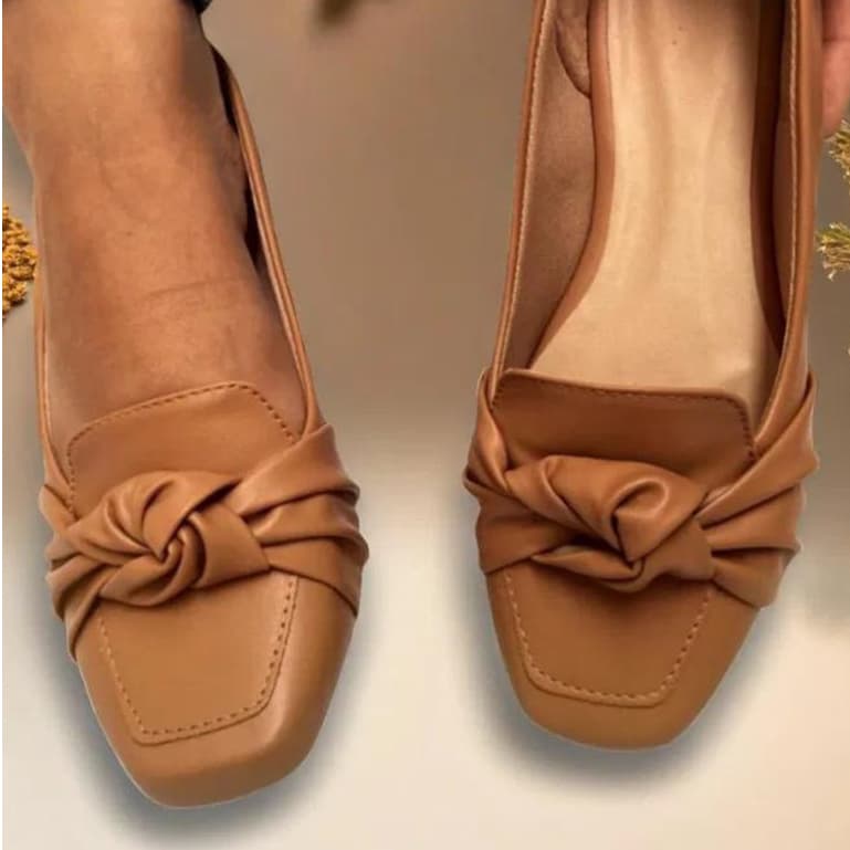 Mocassim Feminino Bico Quadrado Rasteirinha Sapatilha Nozinho Mulher sandália Feminina Rasteirinha