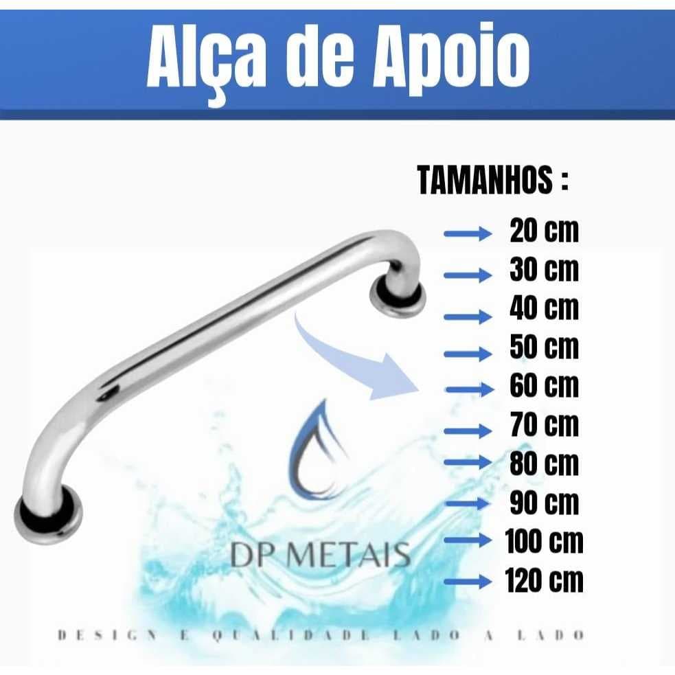 Alça Barra de Apoio em Alumínio Para Idoso
