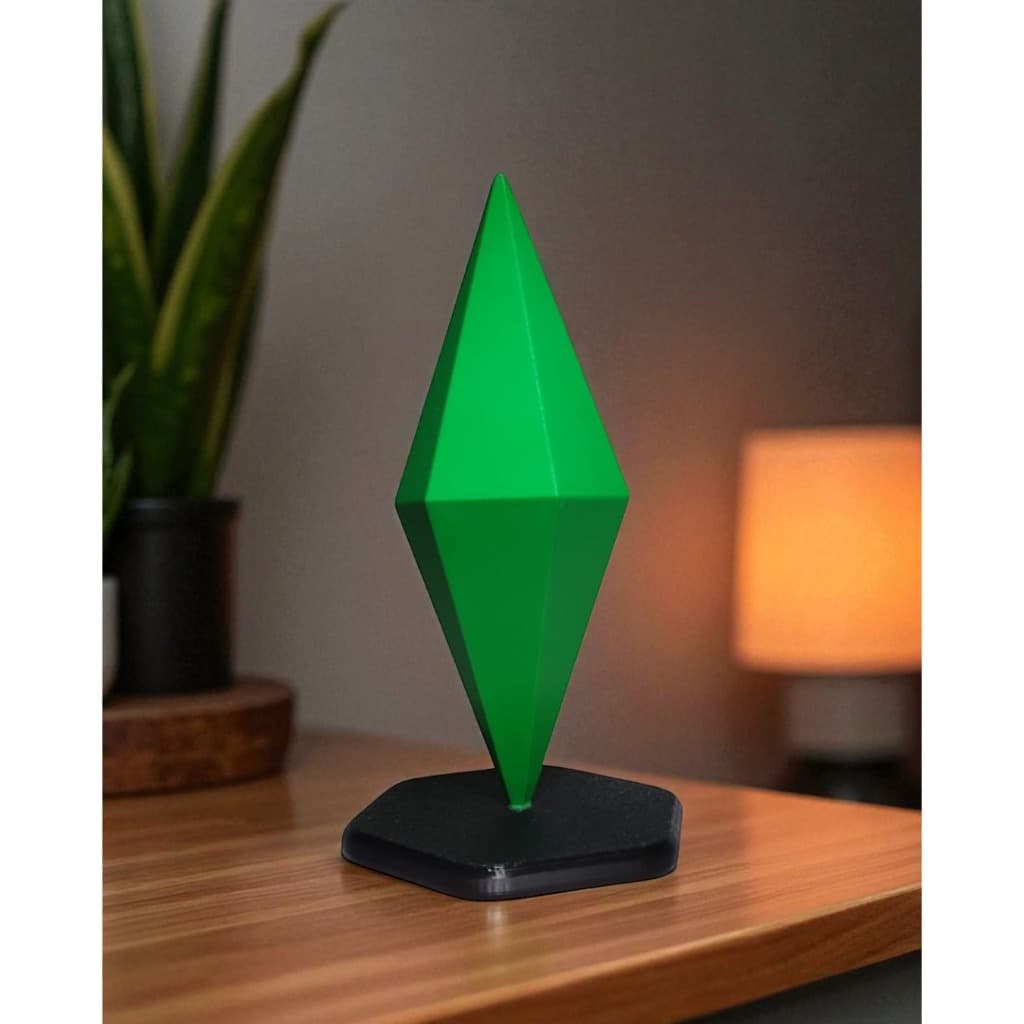 The Sims Totem Plumbob 17cm Decoração Colecionável