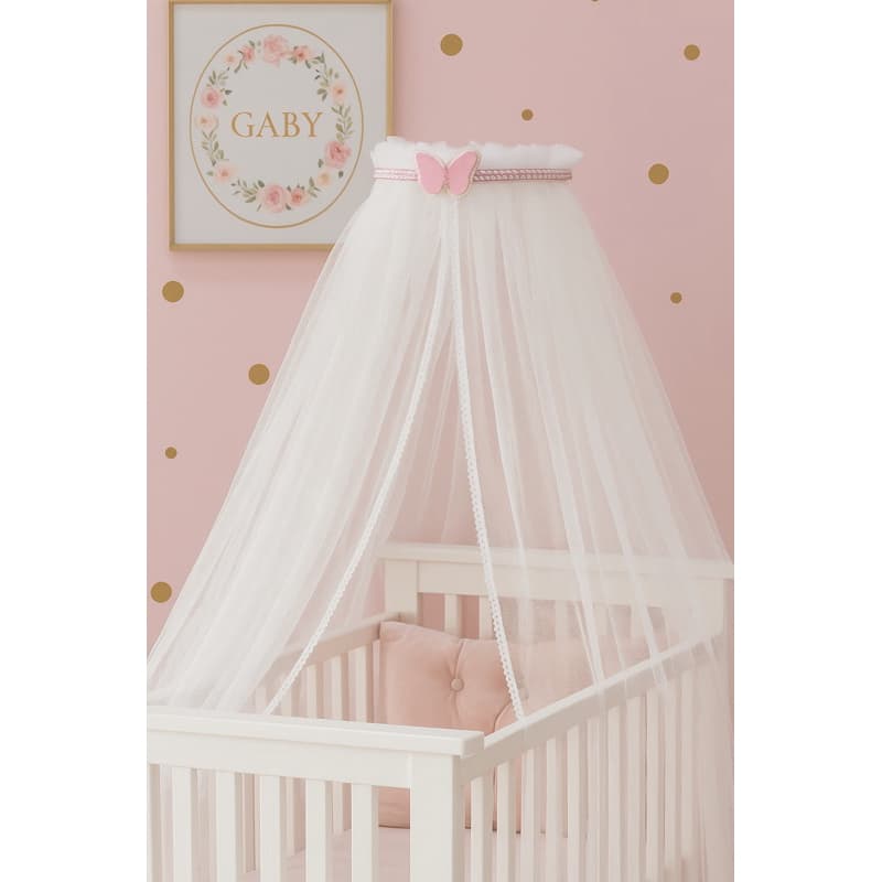 dorsel com mosquiteiro para berço americano dorcel bebe promoção