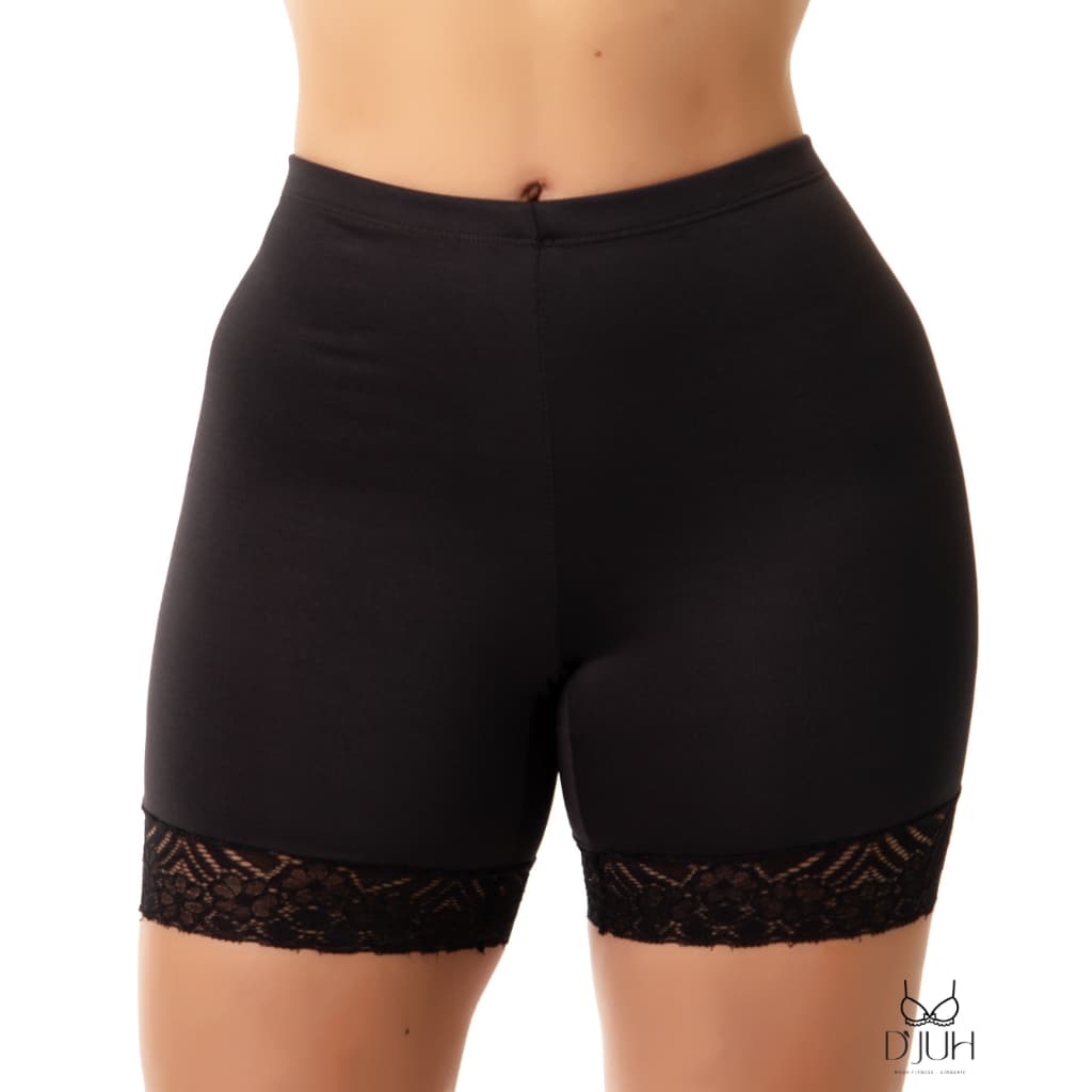 Shortinho de Segurança Feminino Anágua com Renda em Microfibra e Forro 100% Algodão – M G GG