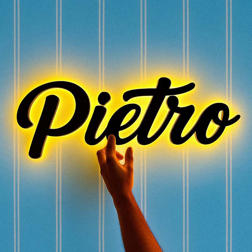 Nome Personalizado Com Led - Escolha Seu Nome e Cor