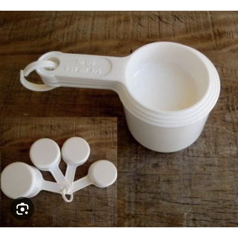 Conjunto Colher + Medidor Xícaras Medidor Culinário