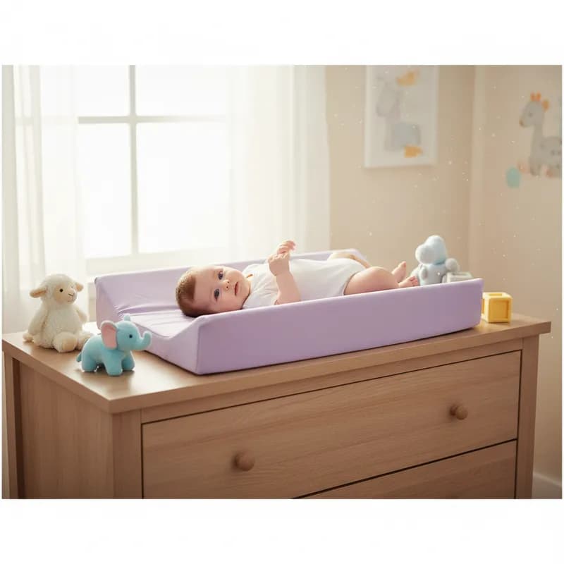 Trocador De Bebe Americano Lilás