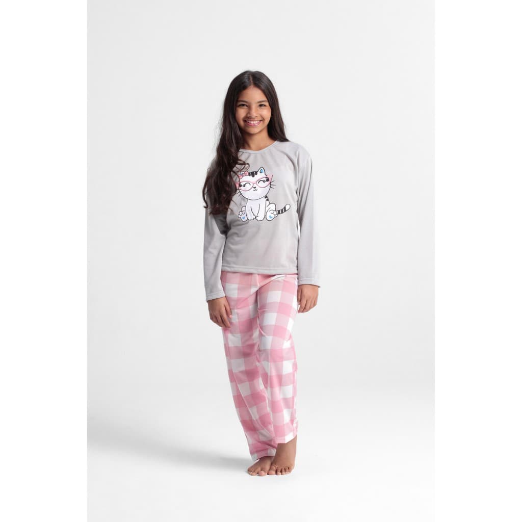 Pijama Juvenil Menina Longo
