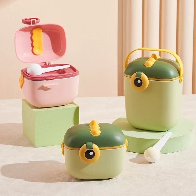 Porta Leite em Pó com Dosador e Nivelador – Prático para Bebês, Viagens e Passeios