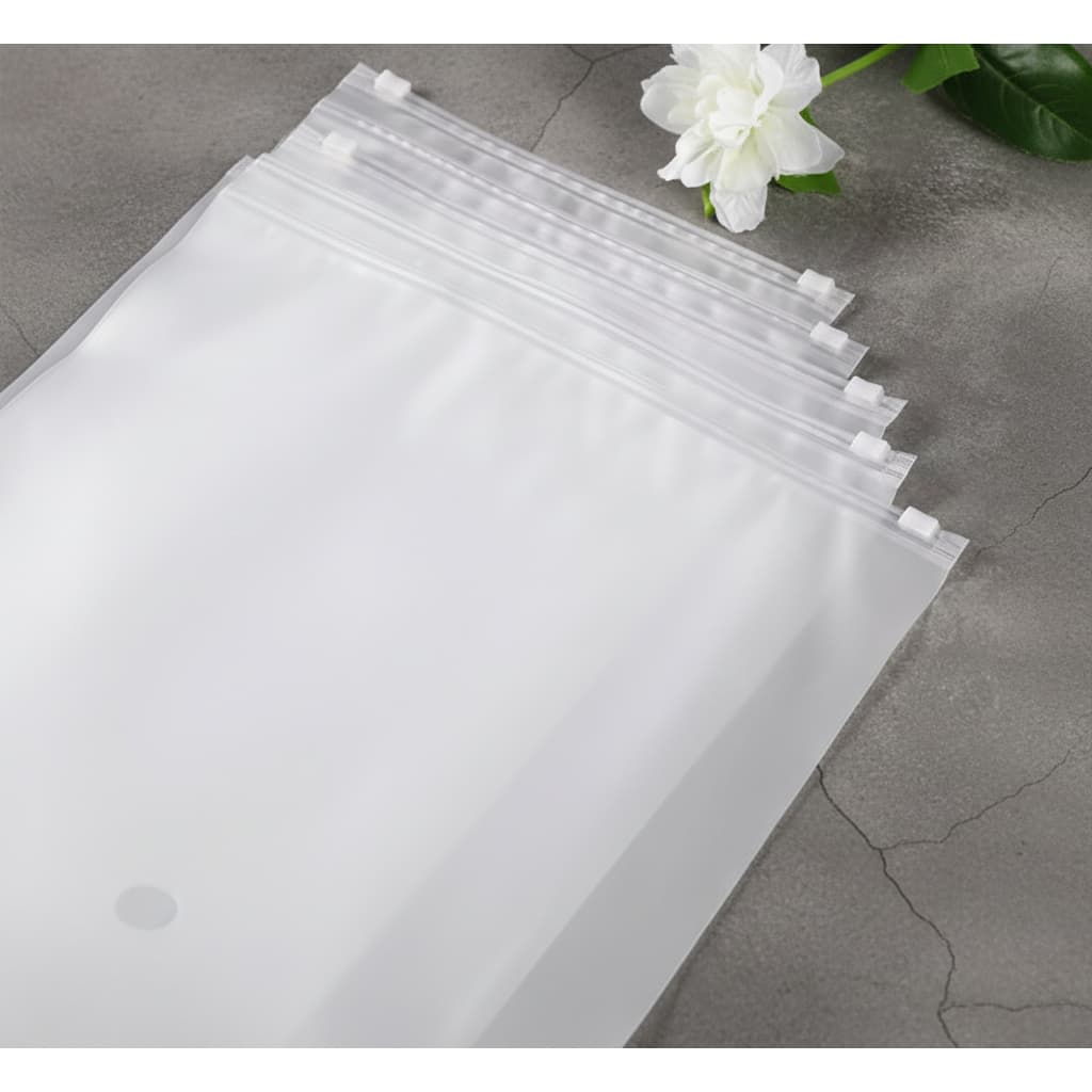 Saco Embalagem Premium: Kit 50 Sacos Zíper Fosco para Valorizar suas Roupas e Acessórios