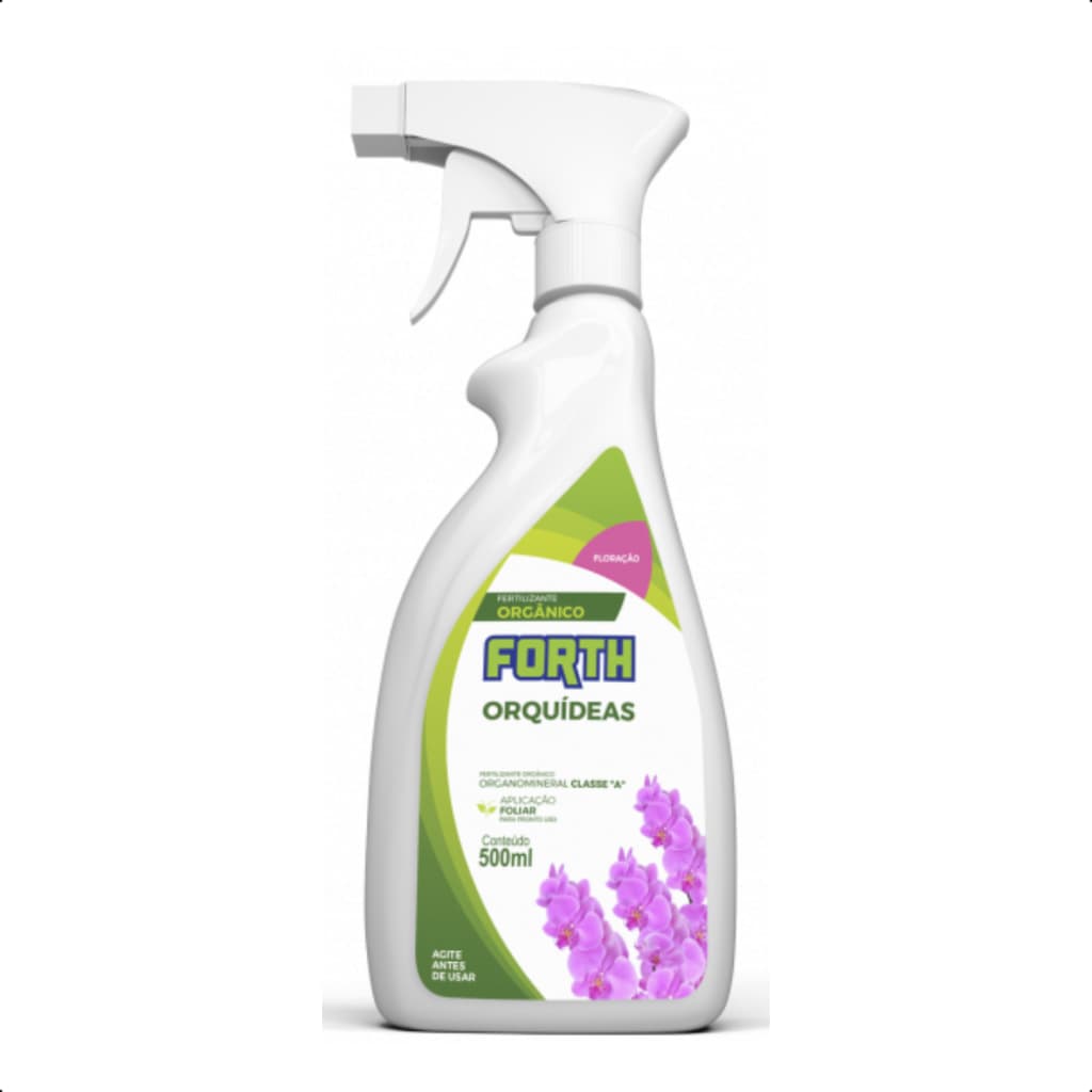 Fertilizante Adubo Orgânico Forth Jardim Orquídeas Floração Spray 500ml Pronto Uso