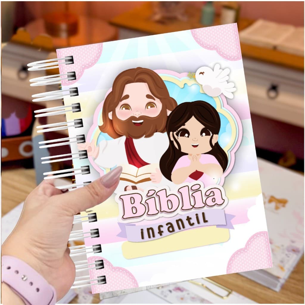Bíblia Infantil Jesus Cristo – Ensine a Palavra de Deus de Forma Lúdica (NÃO PERSONALIZADO)