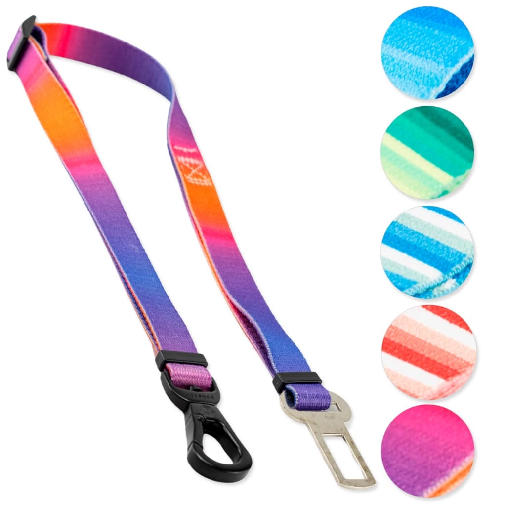 Cinto de Segurança Pet Várias Cores Universal Cachorro Gato Cães Carro Amortecimento Coleira BlisDog