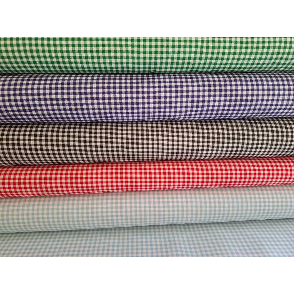 Tecido Xadrez cores tricoline 100% Algodão 50cm Largura fixa 1,50m ler descrição