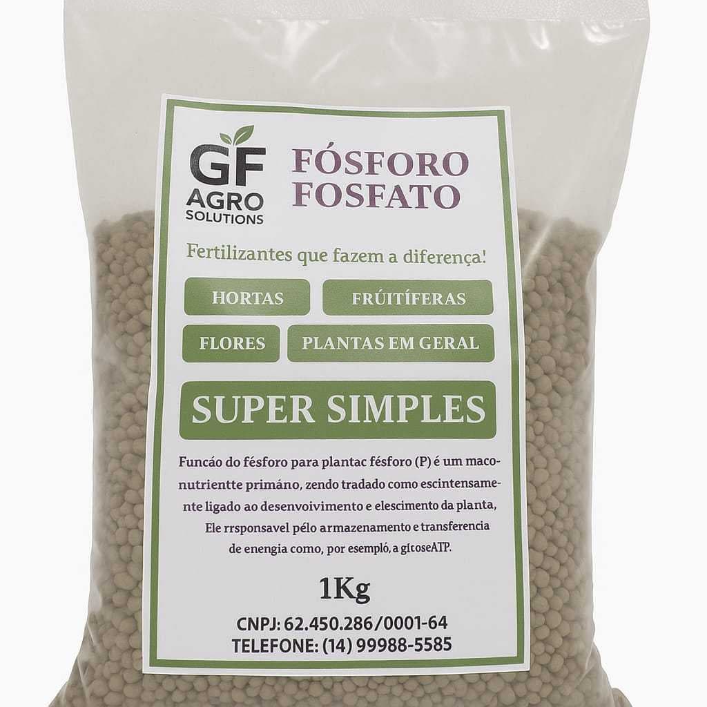 Adubo Superfosfato Simples 2Kg – Fertilizante Fosfatado de Alta Qualidade GF Agro
