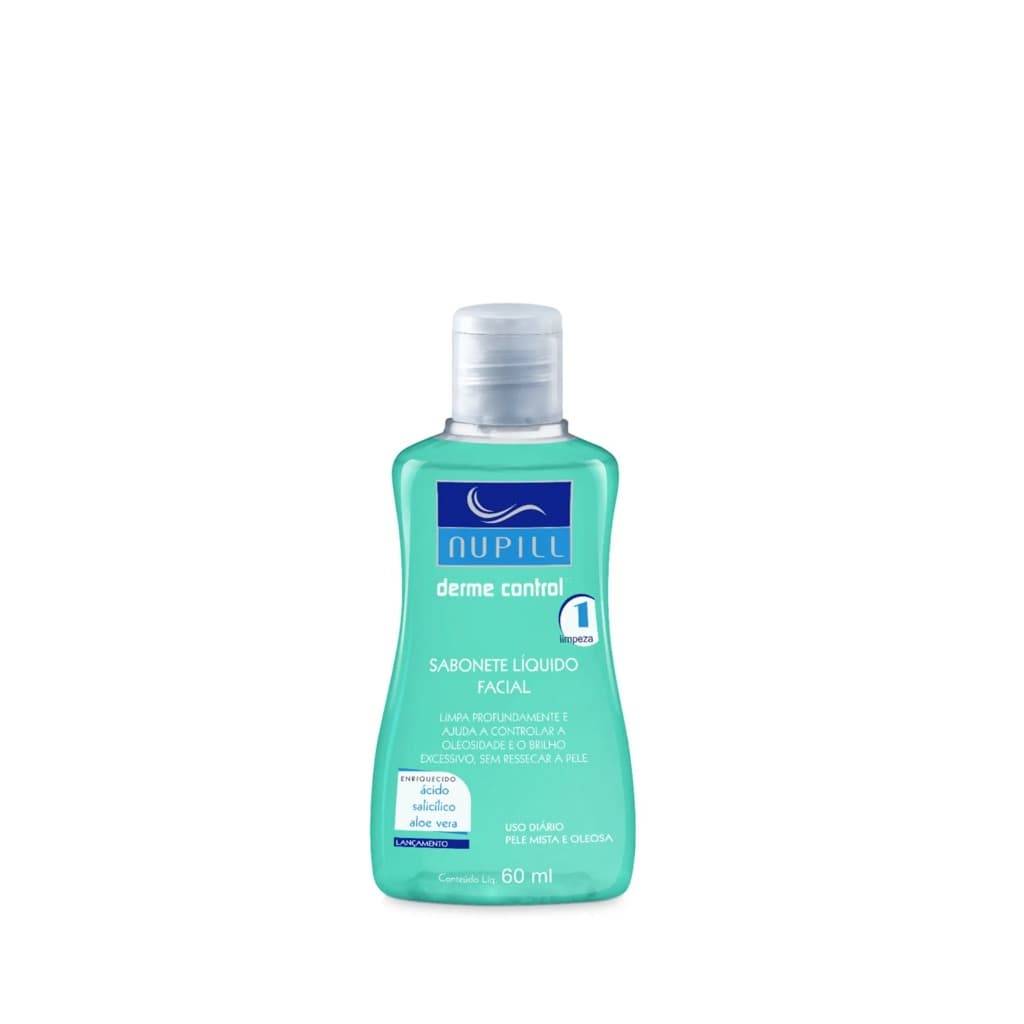 Nupill Sabonete Líquido Derme Control Facial 60ml