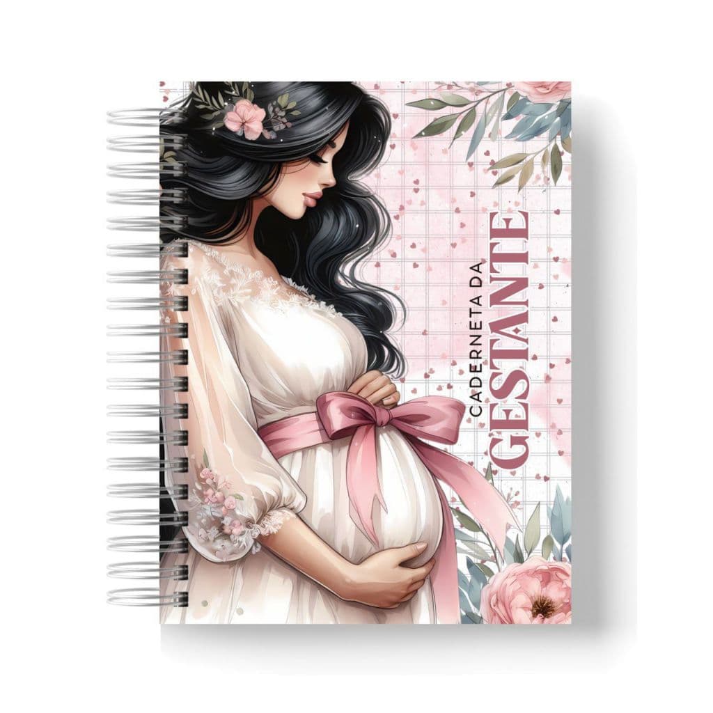 Livro Caderneta da Gestante Capa Dura Personalizada Envio Imediato