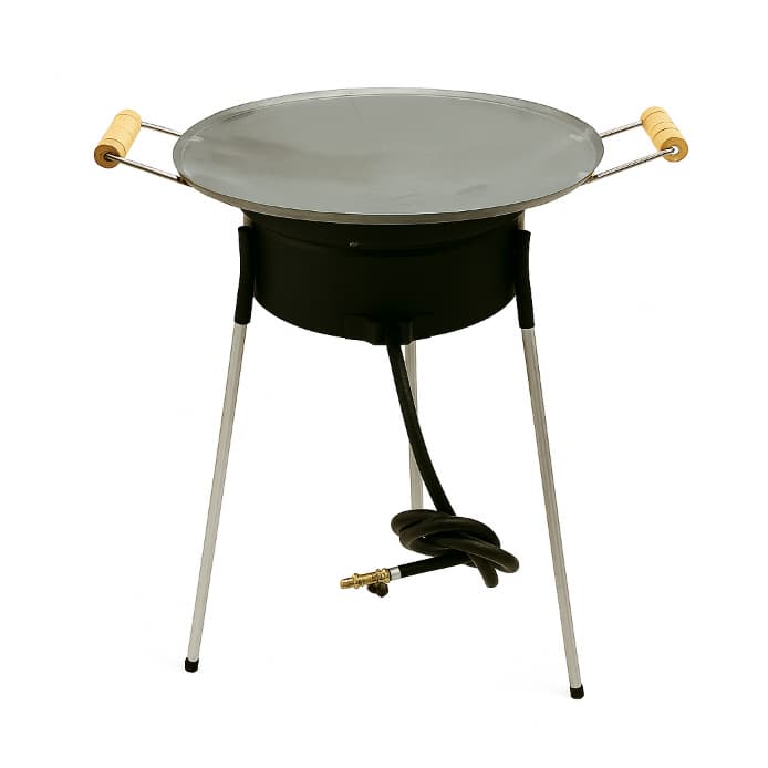 Fogão com Tacho 6 Caulim 30x70cm Reforçado Cozinha Industrial Camping